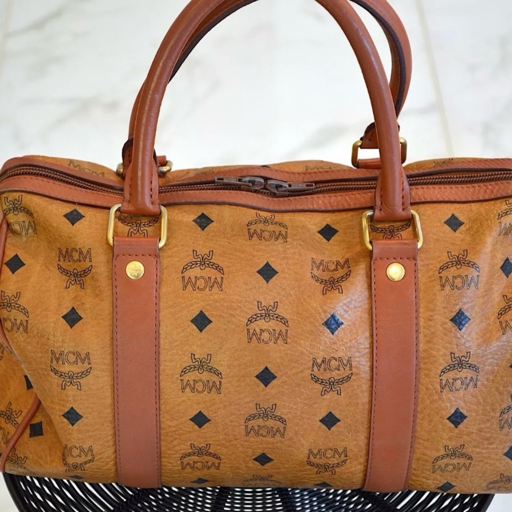 MCM GERMANY Gold Collection Bag with dust bag